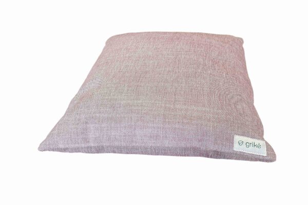 Grikių lukštų pagalvėlė (35×35 cm, rausva)