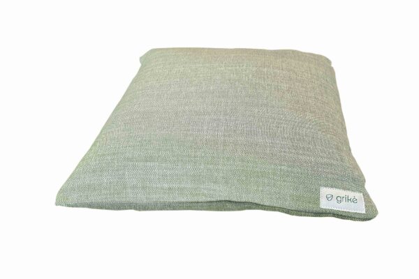 Grikių lukštų pagalvėlė (35×35 cm, žalsva)